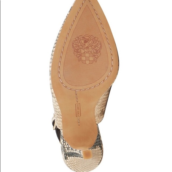 Vince Camuto Leather Booties Animal Heels Boots - Picture 8 of 10